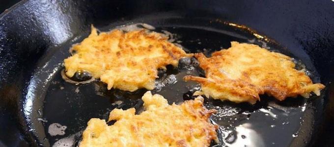 How to cook potato pancakes